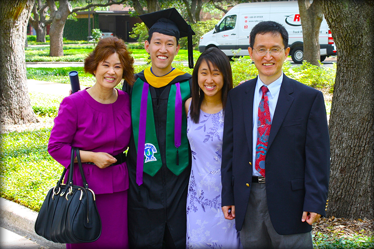 Dr. Chun's family
